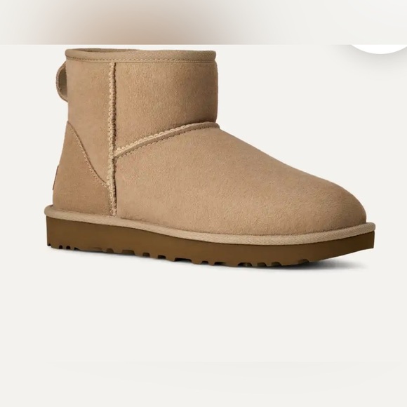 UGG Classic Mini II Boots in Sand - Picture 2 of 8